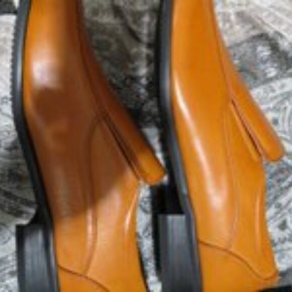 AMAPO Men's Square Toe Dress Shoes slip on Classic Business Men Oxfords 12 US - Picture 5 of 12